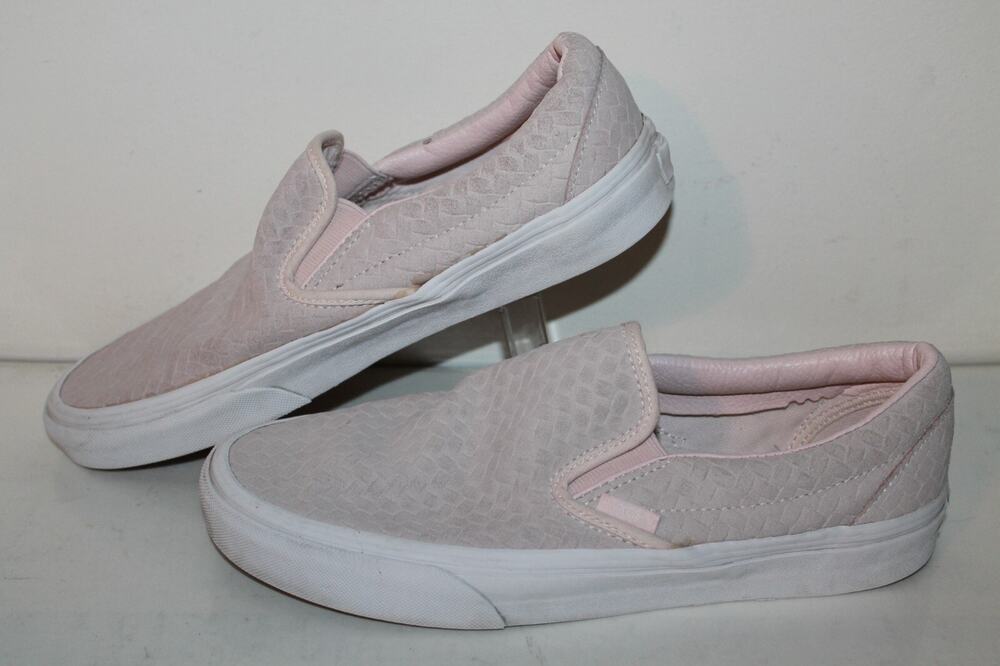 VANS Woven Casual Sneakers, 721454, Pink, LEA, Women's Size 9